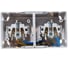 Блок розетка Panasonic 2гн с/з с крышкой горизонтальный серый IP54 PACIFIC Pan WPTC4800-2GR 2