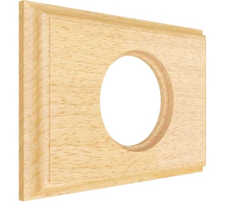 1-местная рамка МЕЗОНИНЪ дерево, скрытой установки, прямоугольник, бук натуральный, Лахта, "СенатЪ" GE70861-25