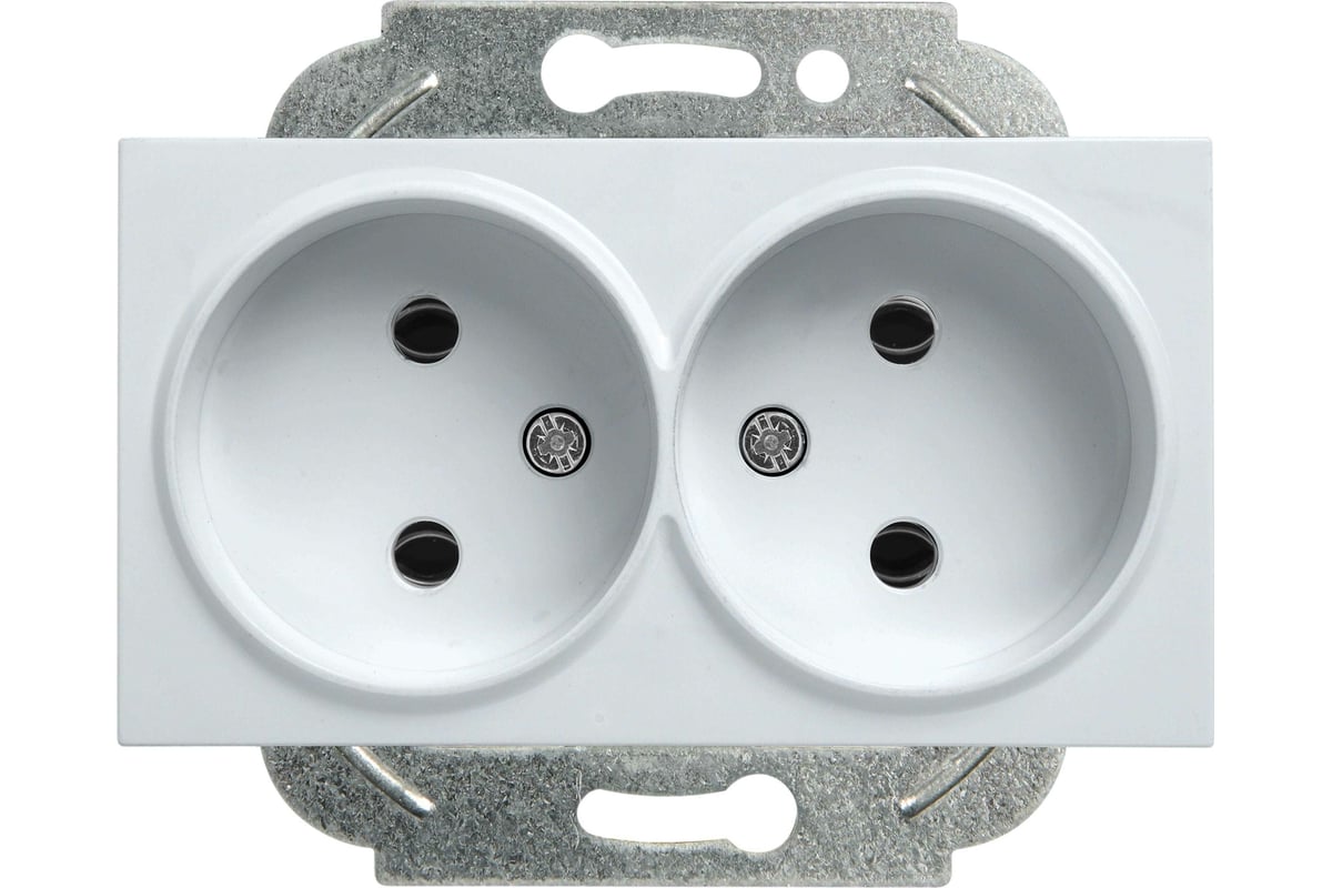 Розетка Panasonic 2-я б/з серебро Karre Plus 54875 WKTT0204-2SL ...