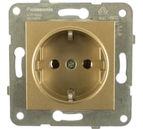 Розетка Panasonic МОДУЛЬ с/з бронза Karre Plus 54843 WKTT0202-2BR