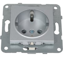 Розетка Panasonic  МОДУЛЬ с/з серебро Karre Plus 54877 WKTT0202-2SL