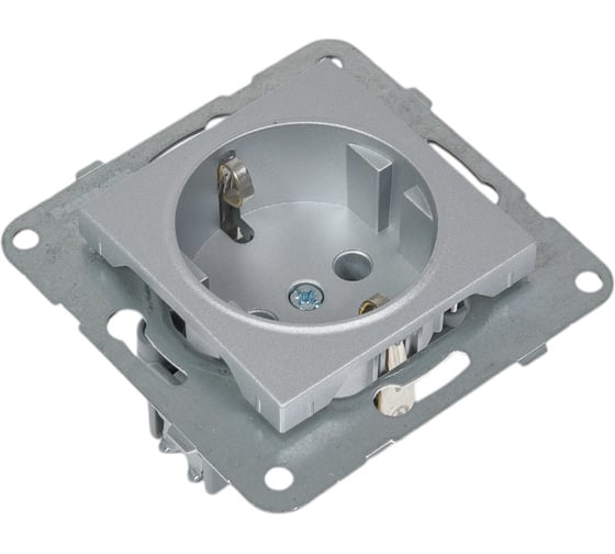Розетка Panasonic  МОДУЛЬ с/з серебро Karre Plus 54877 WKTT0202-2SL