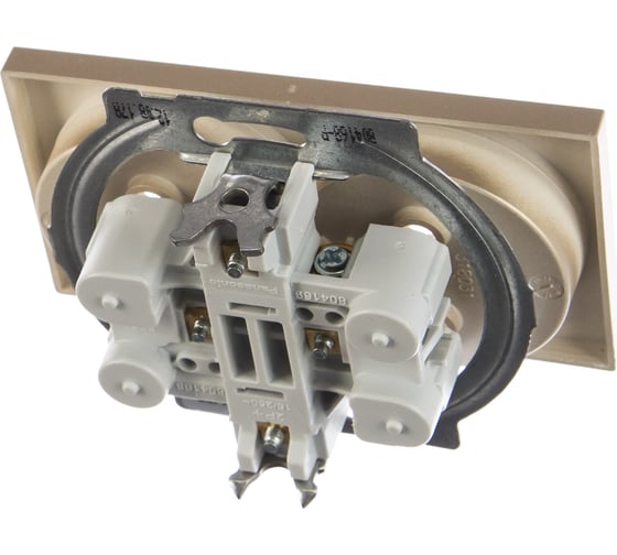 Розетка Panasonic 2-я б/з бронза Karre Plus 54841 WKTT0204-2BR-RES