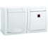 Блок Panasonic Выключатель 1кл свет + Розетка с/з с крышкой горизонтальный бел WPTC4805-2WH-RES 1