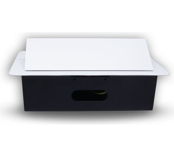 Розетка горизонтальная выдвижная ROCKETSOCKET 2 euro 16a, usb type a+c с блоком 18w, проводка, цвет белый SHS019-W