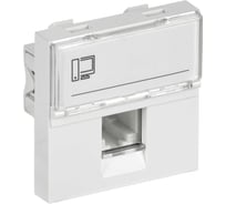 Информационная розетка IEK РКИ-20-00-П RJ-45, UTP, категория 5e, 2 модуля CKK-40D-RI2-K01