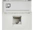Информационная розетка IEK РКИ-20-00-П RJ-45, UTP, категория 5e, 2 модуля CKK-40D-RI2-K01 2