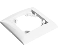 Рамка 1-местная STEKKER серия Эрна Элегант, PFR00-9011-01, белый 49629 32565036