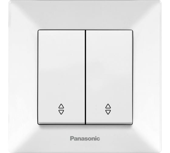 Переключатель Panasonic 2кл проходной белый Arkedia 54777 WMTC0011-2WH 1