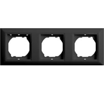 Рамка 3-я Vesta Electric черная Vesta-Electric Roma Black FRM050602CMT
