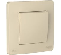 Переключатель Systeme Electric Blanca скрытая установка Бежевый 1 клавишный IP44 (сх.6), 10A, 250В BLNVS410607