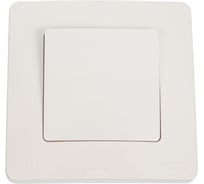 Переключатель Systeme Electric Blanca скрытая установка Молочный 1 клавишный,IP44, (сх.6), 10A, 250В BLNVS410602