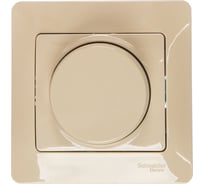 Светорегулятор Systeme Electric 600Вт/ВА, GLOSSA, универсальный, бежевый, SchE, GSL000236