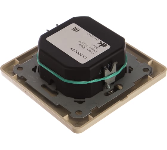 Светорегулятор Systeme Electric 600Вт/ВА, GLOSSA, универсальный, бежевый, SchE, GSL000236