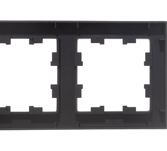 Рамка Systeme Electric ATLASDESIGN, 4-постовая, универсальная, карбон, ATN001004