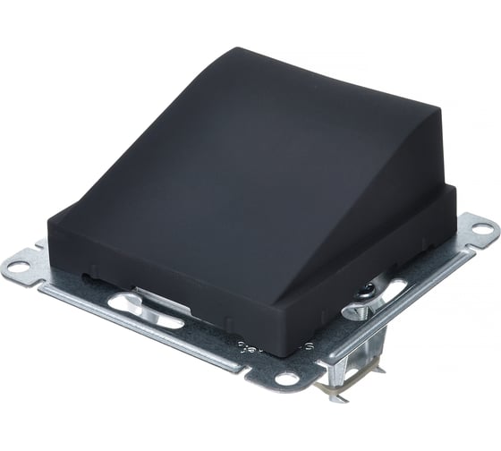 Вывод кабеля Systeme Electric ATLASDESIGN, механизм, карбон, ATN001099