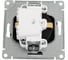 Розетка Systeme Electric ATLASDESIGN, с заземлением, механизм, карбон, ATN001046 3