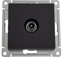 TV розетка Systeme Electric (Schneider Electric) ATLASDESIGN оконечная 1DB, механизм, карбон ATN001091