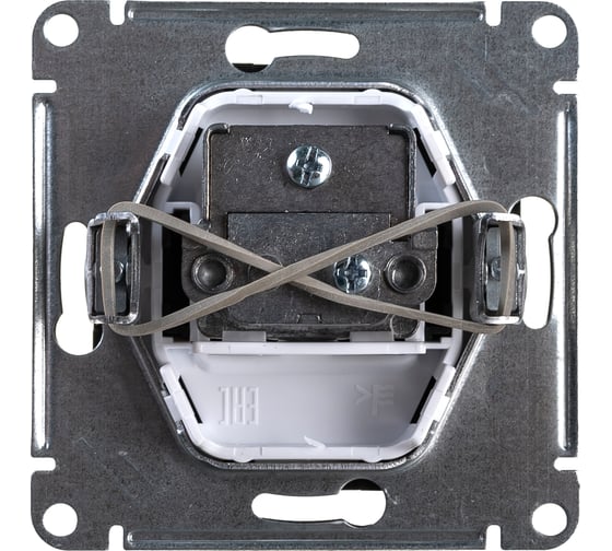Розетка Systeme Electric ATLASDESIGN, TV, оконечная, 1DB, механизм, карбон, ATN001091