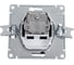TV розетка Systeme Electric (Schneider Electric) ATLASDESIGN оконечная 1DB, механизм, карбон ATN001091 3