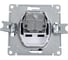 Розетка Systeme Electric ATLASDESIGN, TV, проходная, 4DB, механизм, карбон, ATN001092 3