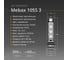 Механический блок розеток Mebax 105S 3 секции Серебро+Черный d60мм, 00-00001167 8