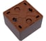 Розетка Metronex Electric Mega Choco накладная одинарная с заземлением коричневая FRZ00070070TKR 3