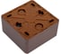 Розетка Metronex Electric Mega Choco накладная одинарная без заземления коричневая FRZ00070069TKR 5