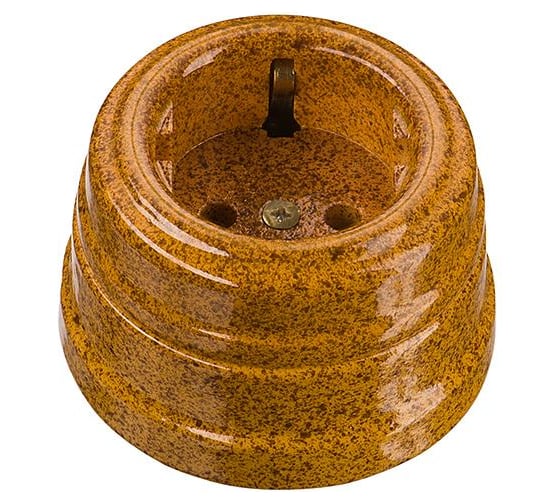 Розетка МЕЗОНИНЪ с заземляющим контактом, Art-Giallo GE70301-43