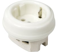 Розетка МЕЗОНИНЪ с заземляющим контактом, цвет - белый, БЕЗ КОЛЬЦА GE70301-01k