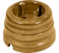 Розетка МЕЗОНИНЪ с заземляющим контактом, цвет - ОЛИВА GE70301-66