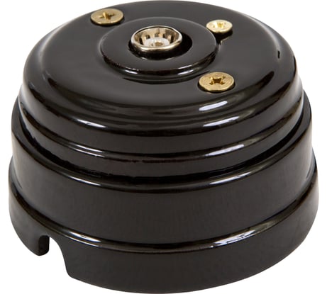 TV розетка МЕЗОНИНЪ оконечная, цвет - черный GE70321-05