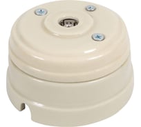 TV розетка МЕЗОНИНЪ оконечная, цвет - слоновая кость GE70321-02