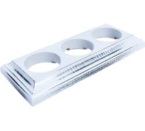 Рамка МЕЗОНИНЪ трехместная Престиж белый прованс GE70708-37