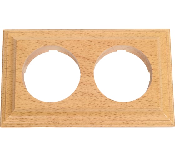 Рамка МЕЗОНИНЪ двухместная Престиж бук натуральный GE70707-25 1