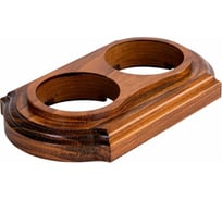 Рамка МЕЗОНИНЪ 2-местная Элегант темный дуб GE70722-26