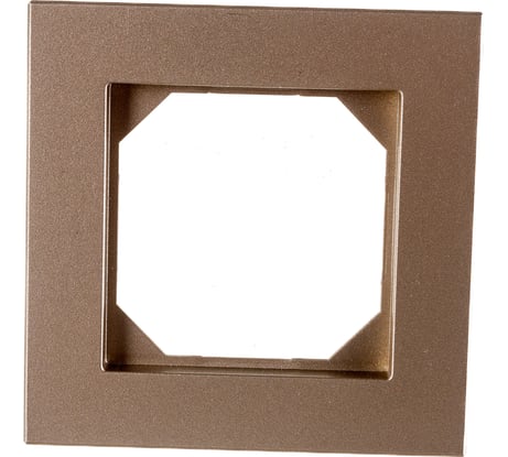 Одноместная рамка LIREGUS Эпсилон K14-245-01 E/Ch шампань 28-318