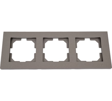 Рамка Arvia electric KAREN ТРОЙНАЯ цвет антрацит 20062000023