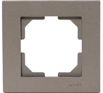 Рамка Arvia electric KAREN ОДИНАРНАЯ цвет антрацит 20062000021
