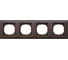 Рамка 4-я Metronex Electric Рим Шоколад FRM010401TKR 1
