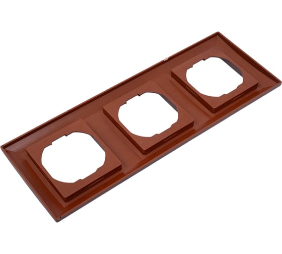 Рамка Vesta Electric 3-я коричневая Vesta-Electric Roma Choco FRM010301TKR
