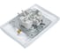 Розетка Metronex Electric Verona Silver двойная c заземлением серая FRZ00020208SRM 4