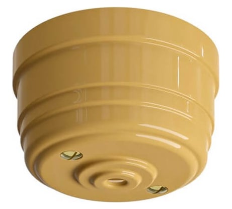 Корпус МЕЗОНИНЪ розетки потолочной пластиковый, цвет - песочное золото GE30811-32