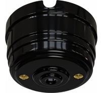 Корпус МЕЗОНИНЪ розетки потолочной пластиковый, цвет-черный GE30811-05