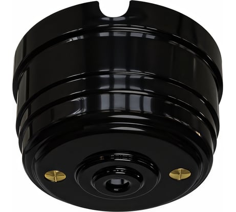Корпус МЕЗОНИНЪ розетки потолочной пластиковый, цвет-черный GE30811-05