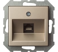 Розетка для интернета LIREGUS Эпсилон IKL-001-01 E/Ch шампань без рамки 28-316