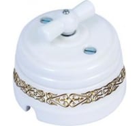 Выключатель МЕЗОНИНЪ поворотный на 4 положения, цвет - МЕДЕО золото GE70401-79