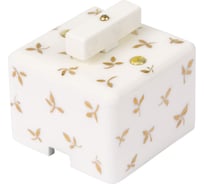 Выключатель МЕЗОНИНЪ на 2 положения QUADRA "ЛЮДОВИК", цвет - белый GE80404-01L