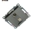 Розетка tv + компьютерная rj-45 (механизм) STEKKER серия катрин, графит, gls00-7106-06 49417 10