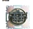 Розетка 1-местная STEKKER с защитной шторкой с/з (механизм), 250в, 16а, серия катрин, графит, gls16-7110-06 49423 9